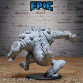 Bulky Lizard 3D-printed model